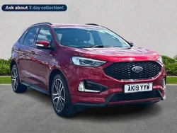 Red Used 2019 Ford Edge ST-Line SUV | £20,482 (Fair price)