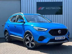 Blue Used 2022 MG ZS Excite Sedan | £11,690 (Fair price)