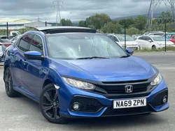 Blue Used 2019 Honda Civic EX Hatchback | £15,465 (Fair price)