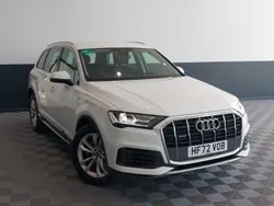 White Used 2022 Audi Q7 Sport SUV | £38,998 (Fair price)