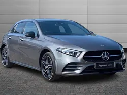 Grey Used 2021 Mercedes A250 AMG Line Premium Hatchback | £20,595 (A bit pricey)