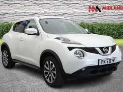 White Used 2017 Nissan Juke Tekna SUV | £8,900 (Fair price)