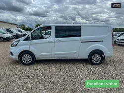 White Used 2022 Ford Transit Custom Limited Van | £14,994 (Expensive)