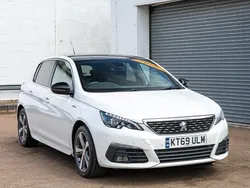 White Used 2020 Peugeot 308 GT-line Hatchback | £10,450 (Fair price)