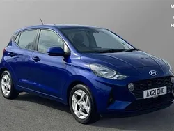 Blue Used 2021 Hyundai i10 SE Hatchback | £12,582 (Fair price)
