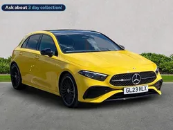 Yellow Used 2023 Mercedes A200 Exclusive Hatchback | £27,199