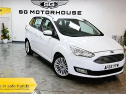 White Used 2018 Ford Grand C-Max Titanium MPV | £9,985 (Good price)