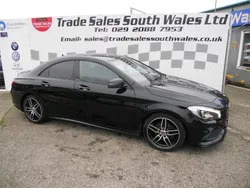 Black Used 2017 Mercedes CLA200 AMG line Sedan | £9,995 (Fair price)