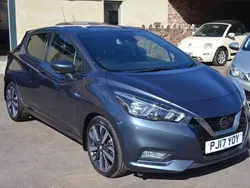 Grey Used 2017 Nissan Micra Tekna Hatchback | £7,495 (Fair price)