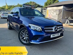 Blue Used 2017 Mercedes GLC250 AMG line Estate | £15,490 (Fair price)