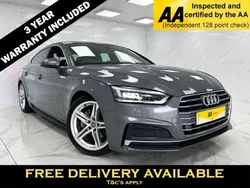 Grey Used 2018 Audi A5 Sportback S-Line Hatchback | £15,495 (Fair price)