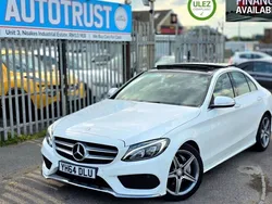 White Used 2014 Mercedes C220 AMG Line Premium Sedan | £12,495 (Expensive)