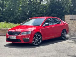 Red Used 2016 Skoda Octavia vRS Hatchback | £10,490 (Fair price)