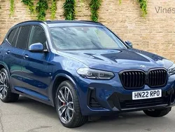Blue Used 2022 BMW X3 M Sport SUV | £34,292 (Fair price)