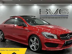 Red Used 2016 Mercedes CLA250 AMG Sedan | £14,994 (Fair price)
