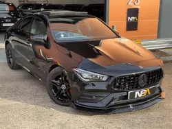 Black Used 2021 Mercedes CLA180 AMG line Sedan | £26,995 (Expensive)