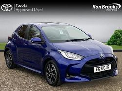 Blue Used 2021 Toyota Yaris Hybrid Design Hatchback | £16,700 (Fair price)