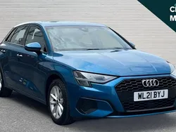 Blue Used 2021 Audi A3 Hatchback | £18,186 (Good price)