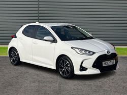 White Used 2022 Toyota Yaris Design Hatchback | £16,998 (Fair price)