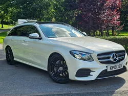 White Used 2019 Mercedes E220 AMG line Estate | £17,495 (Good price)