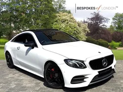 White Used 2018 Mercedes E220 AMG line Coupe | £21,995 (Good price)