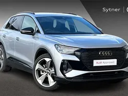 Silver Used 2024 Audi Q4 e-tron Black Edition SUV | £36,750 (A bit pricey)