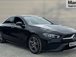 Black Used 2022 Mercedes CLA200 AMG Line Premium Coupe | £25,770 (Fair price)