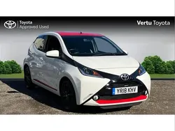 White Used 2018 Toyota Aygo x-press Hatchback | £8,645 (Fair price)