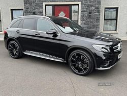 Black Used 2018 Mercedes GLC350 AMG line Estate | £19,990 (A bit pricey)