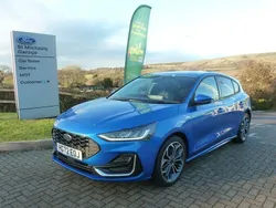 Blue Used 2022 Ford Focus ST-Line Hatchback | £18,995 (A bit pricey)