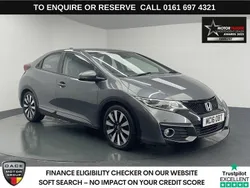 Grey Used 2016 Honda Civic SE Plus Hatchback | £9,440 (Fair price)