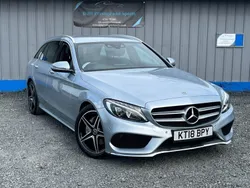 Silver Used 2018 Mercedes C220 AMG line Estate | £11,489 (Super price)