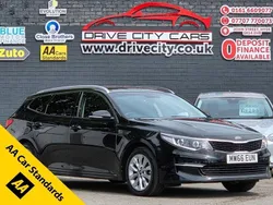 Black Used 2016 Kia Optima 2 Estate | £7,695 (Fair price)