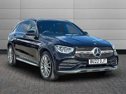Black Used 2022 Mercedes GLC220 AMG Line Premium SUV | £31,350 (Expensive)