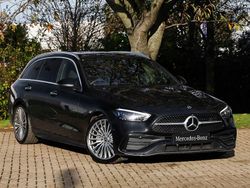 Black Used 2024 Mercedes C200 AMG Line Premium Estate | £30,998 (Fair price)