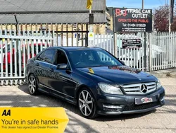 Black Used 2013 Mercedes C180 AMG Sedan | £6,495 (Fair price)