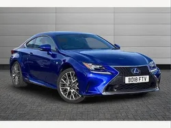 Blue Used 2018 Lexus RC300h Sport Line Coupe | £24,250 (Fair price)