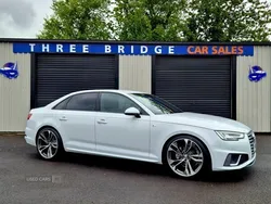 White Used 2019 Audi A4 S-Line Sedan | £17,395 (A bit pricey)