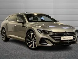 Pyrite silver metallic Used 2023 VW Arteon R-line Estate | £32,491 (A bit pricey)
