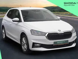 Moon white metallic Used 2024 Skoda Fabia SE L Hatchback | £18,845 (Fair price)