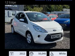 White Used 2012 Ford Ka Hatchback | £3,299 (Fair price)