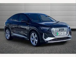 Black Used 2024 Audi Q4 Sportback e-tron S-Line SUV | £34,490 (Super price)