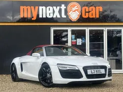 White Used 2014 Audi R8 Spyder Design Cabriolet | £46,995