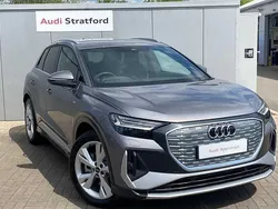 Typhoon grey Used 2025 Audi Q4 e-tron S-Line SUV | £49,950