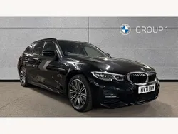 Black Used 2021 BMW 320 M Sport Estate | £22,550 (Fair price)