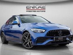 Blue Used 2025 Mercedes C200 AMG line Sedan | £41,995