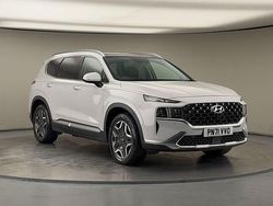Glacier white metallic Used 2021 Hyundai Santa Fe Ultimate SUV | £31,350 (A bit pricey)
