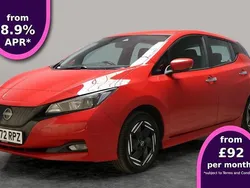 Red Used 2022 Nissan Leaf Acenta Hatchback | £8,309 (Good price)