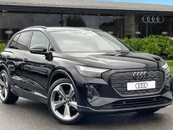 Black New 2025 Audi Q4 e-tron Black Edition SUV | £42,315 (Expensive)