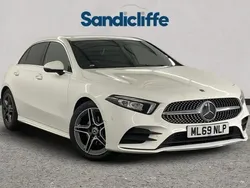 White Used 2019 Mercedes A200 AMG Line Premium Hatchback | £16,484 (Fair price)